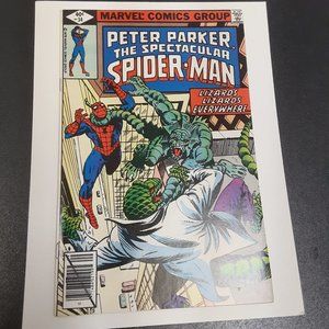 The Spectacular Spider-Man #34 (1979) (W) by Bill Mantlo Inks by Frank Springer.